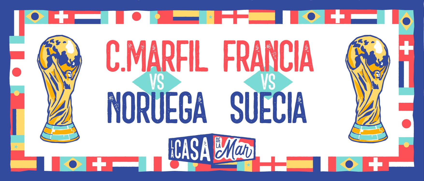 MUNDIAL A LA MAR: FRANCIA- SUECIA