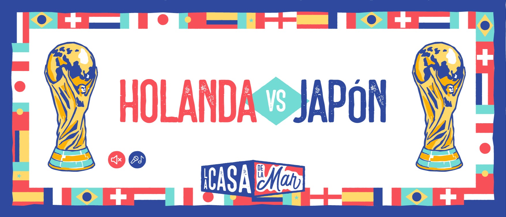MUNDIAL A LA MAR: PAÍSES BAJOS - JAPÓN