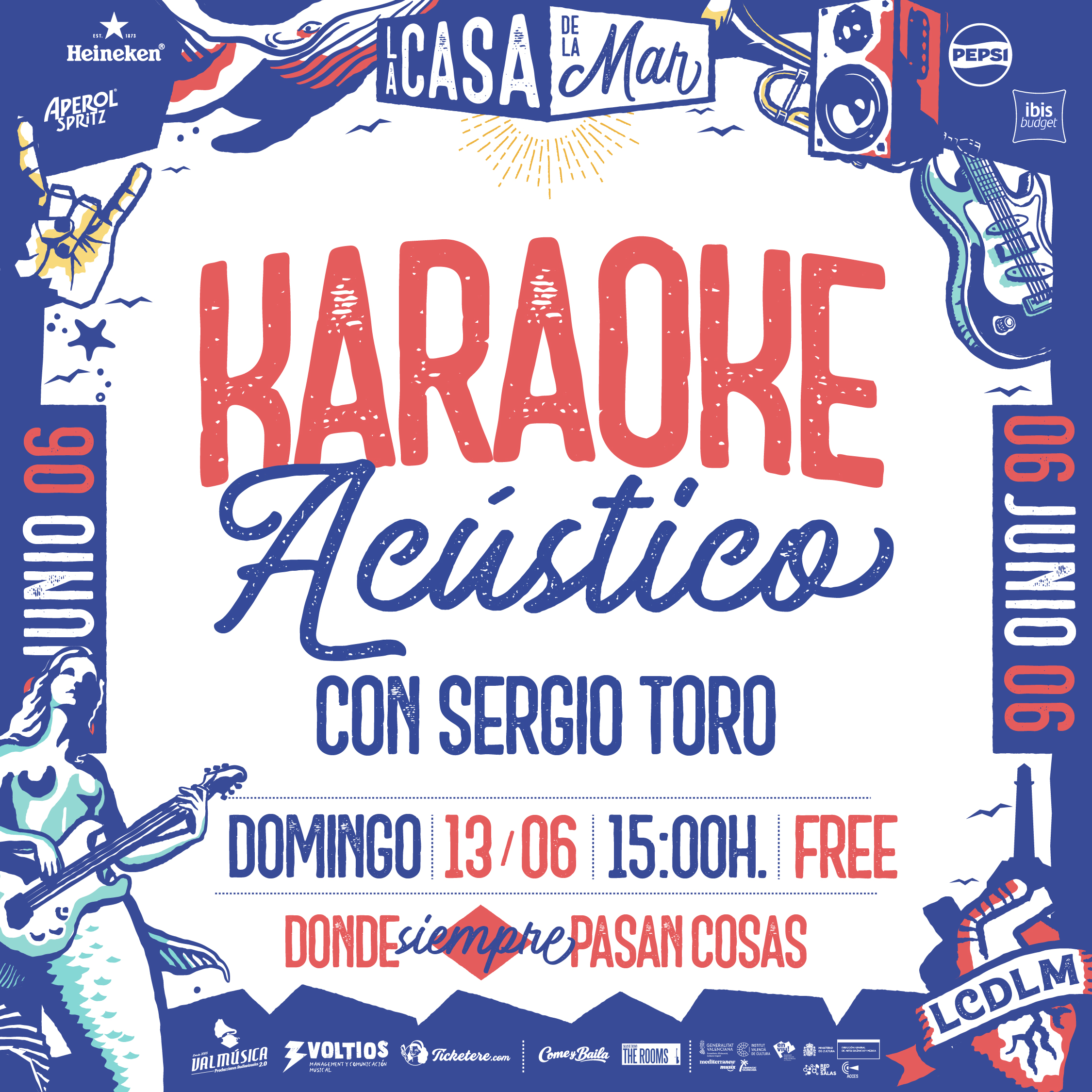 Poster for  KARAOKE ACÚSTICO con SERGIO TORO