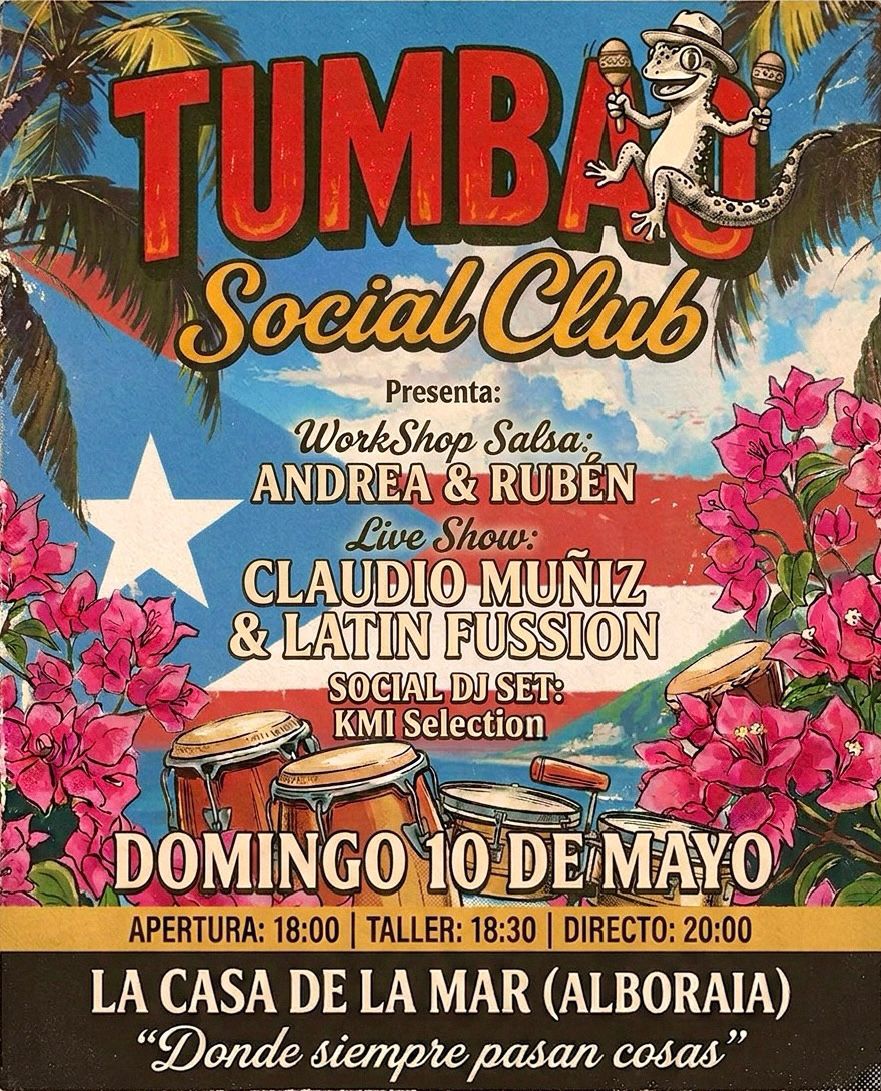 Cartel de EL TUMBAO SOCIAL CLUB: SALSA, BACHATA Y ALGO MÁS...