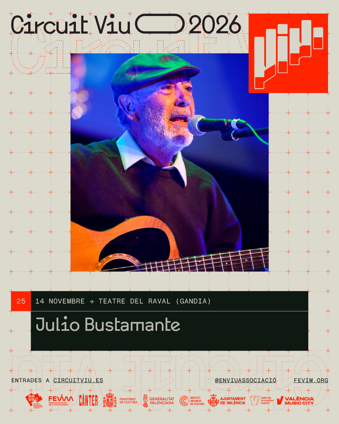 Poster for CIRCUIT VIU: JULIO BUSTAMANTE