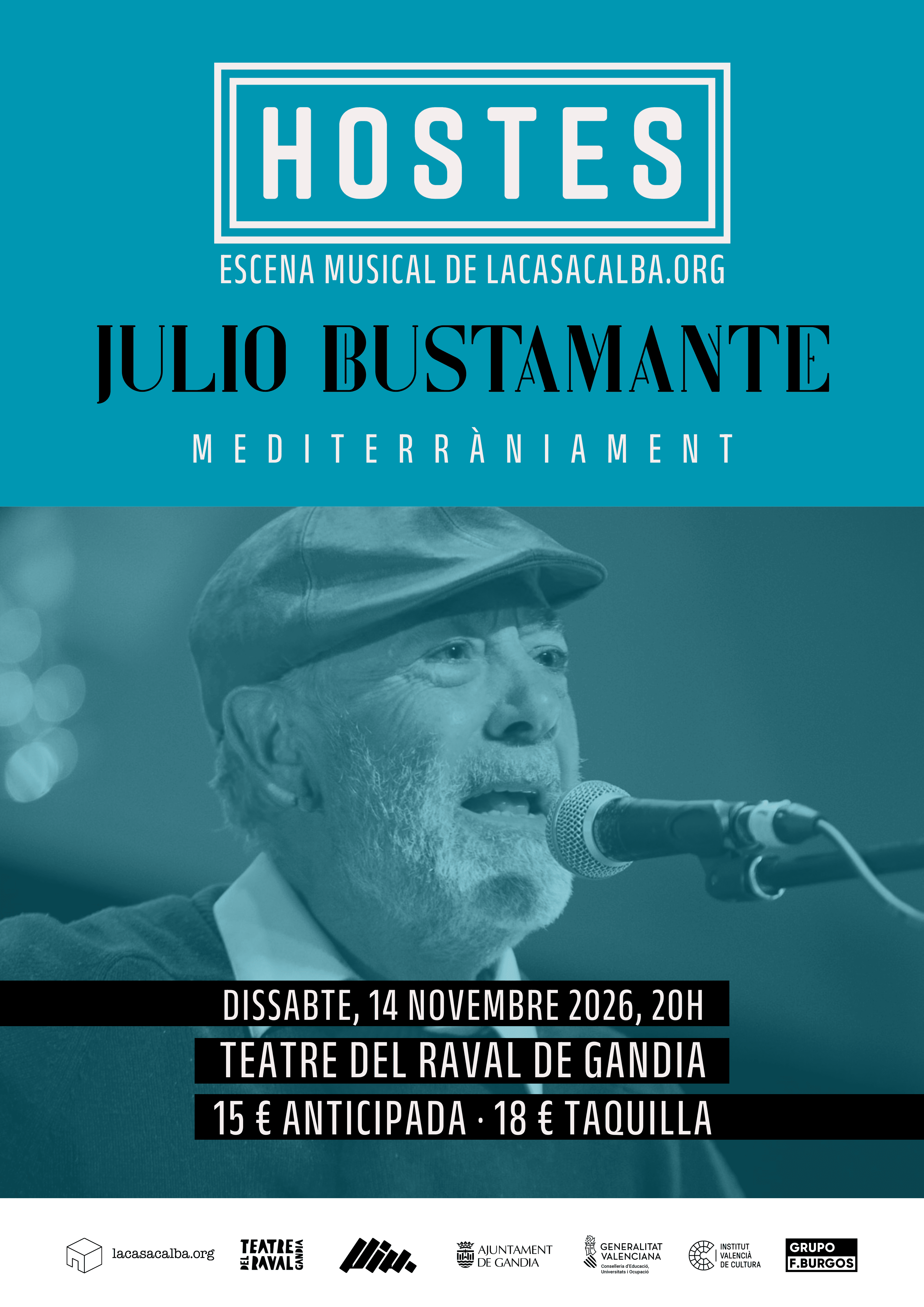 Cartel de CIRCUIT VIU: JULIO BUSTAMANTE