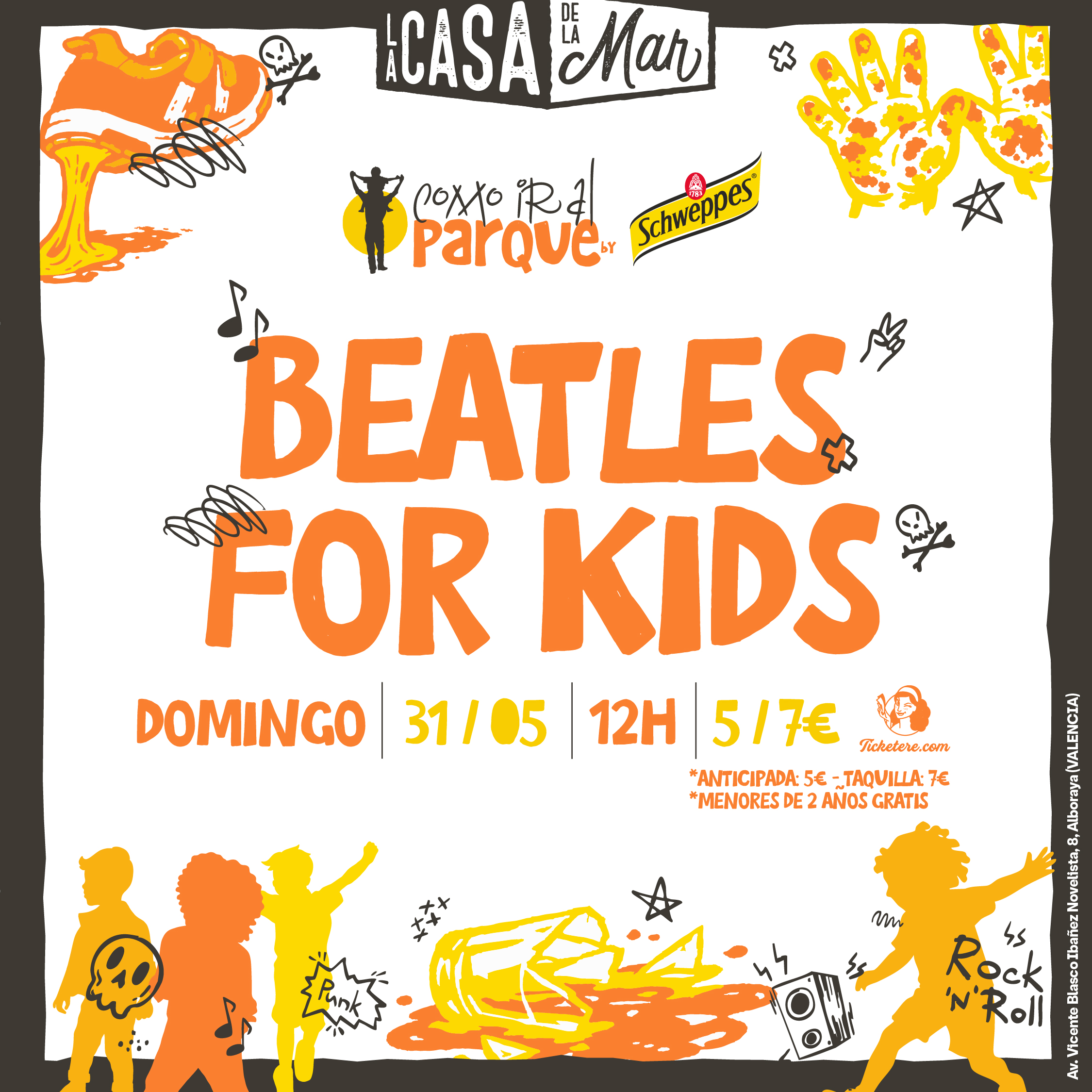 Cartel de COMO IR AL PARQUE: BEATLES FOR KIDS