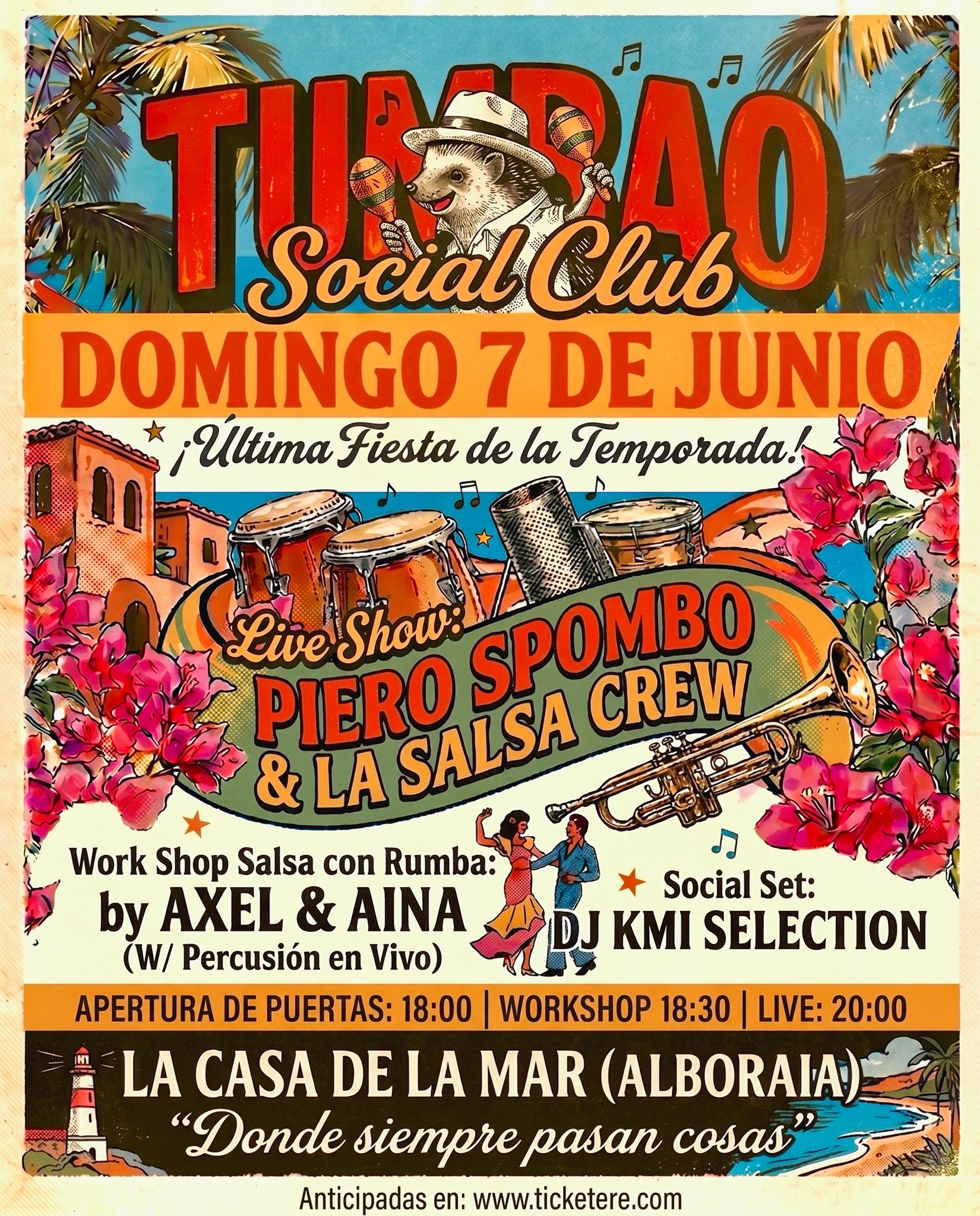 Cartell de EL TUMBAO SOCIAL CLUB: SALSA, BACHATA Y ALGO MÁS... 7/6