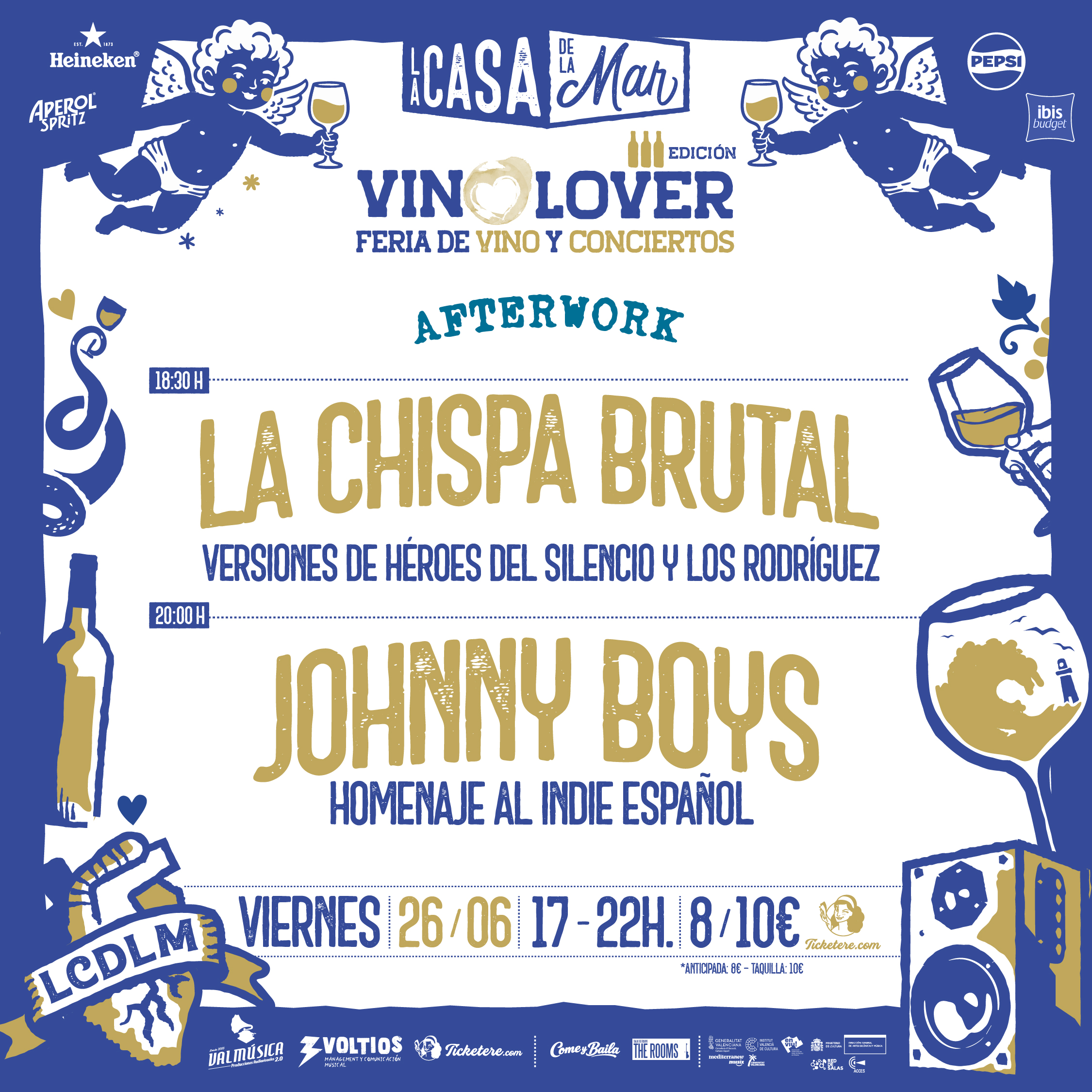Cartel de JOHNNY BOYS + LA CHISPA BRUTAL