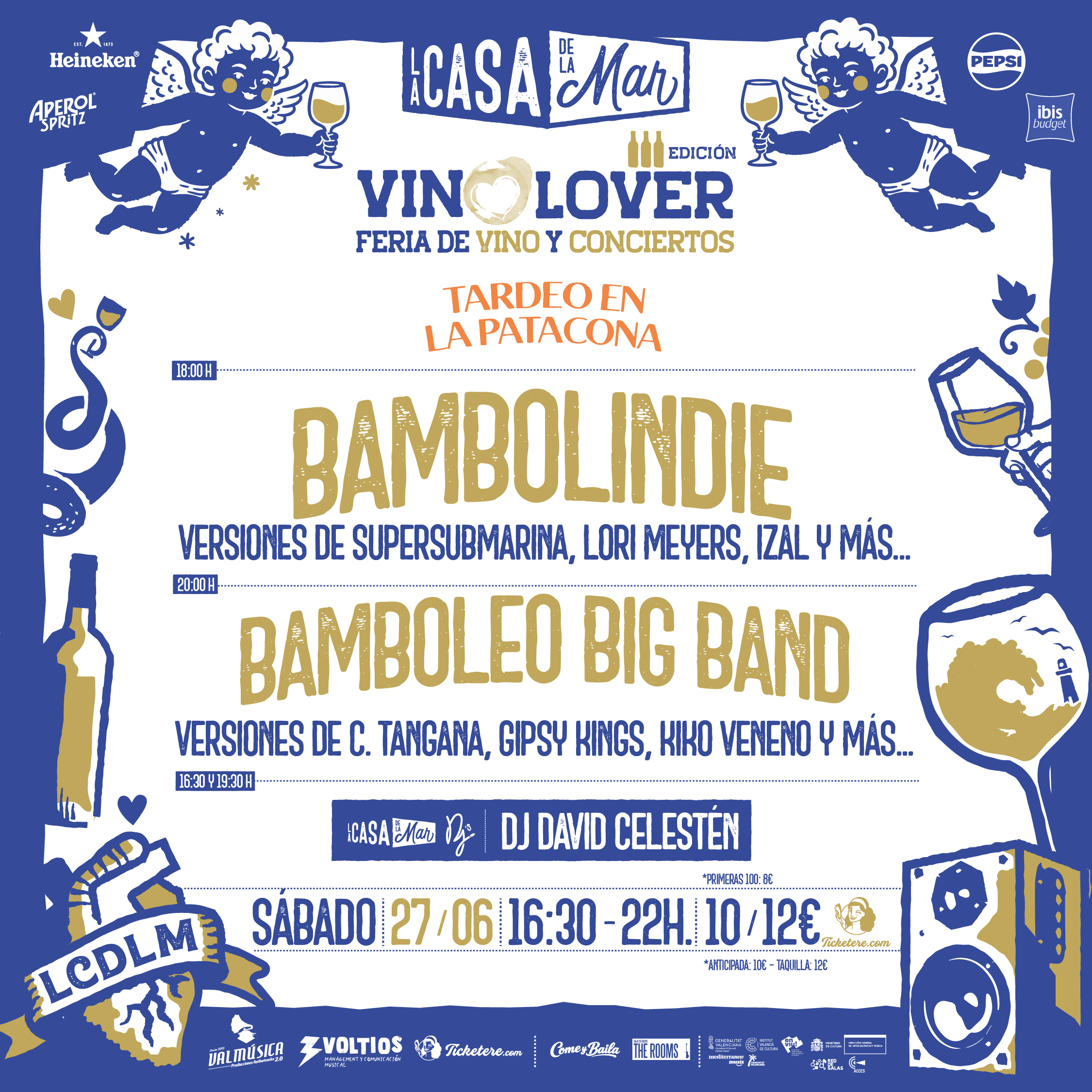 Cartell de BAMBOLEO BIG BAND + BAMBOLINDIE