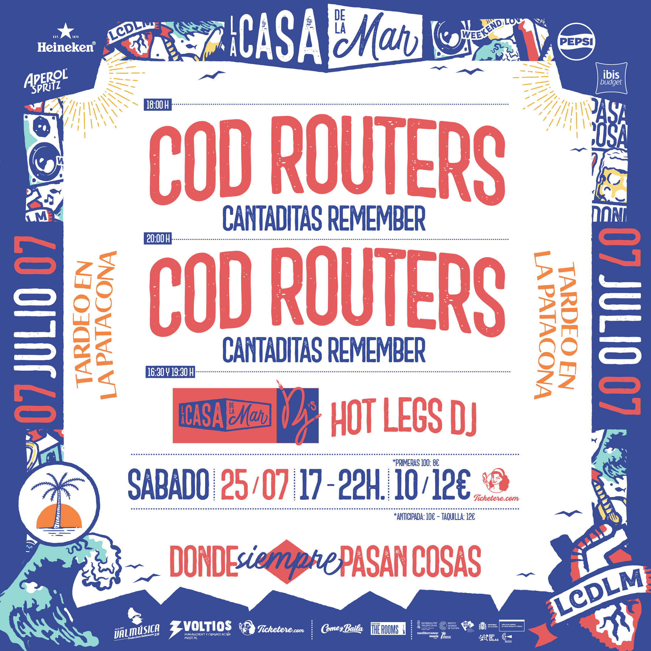 Cartell de COD ROUTERS: CANTADITAS REMEMBER