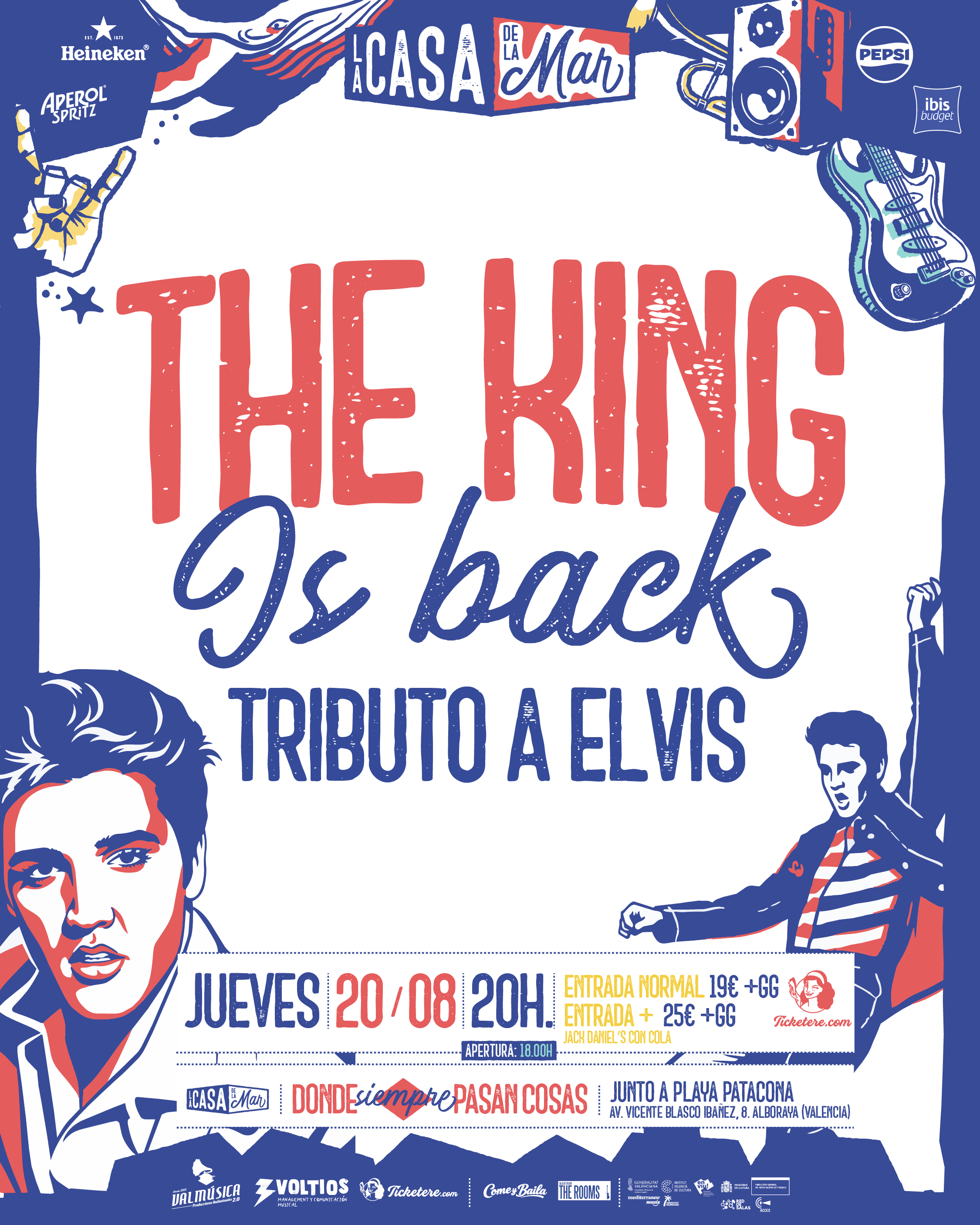 Poster for THE KING IS BACK: TRIBUTO A ELVIS