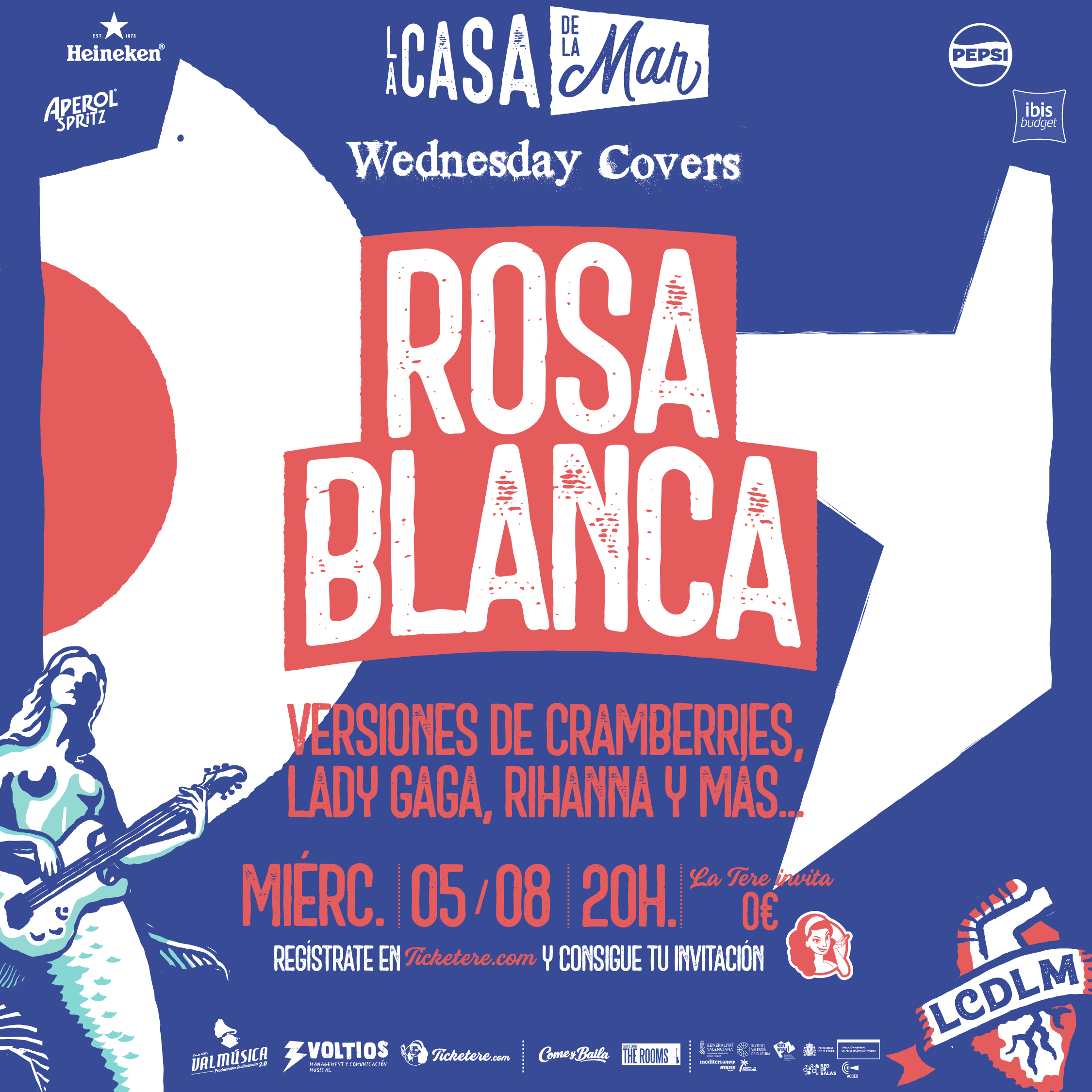 Cartell de VERSIONES DE CRAMBERRIES, LADY GAGA, RIHANNA Y MÁS...