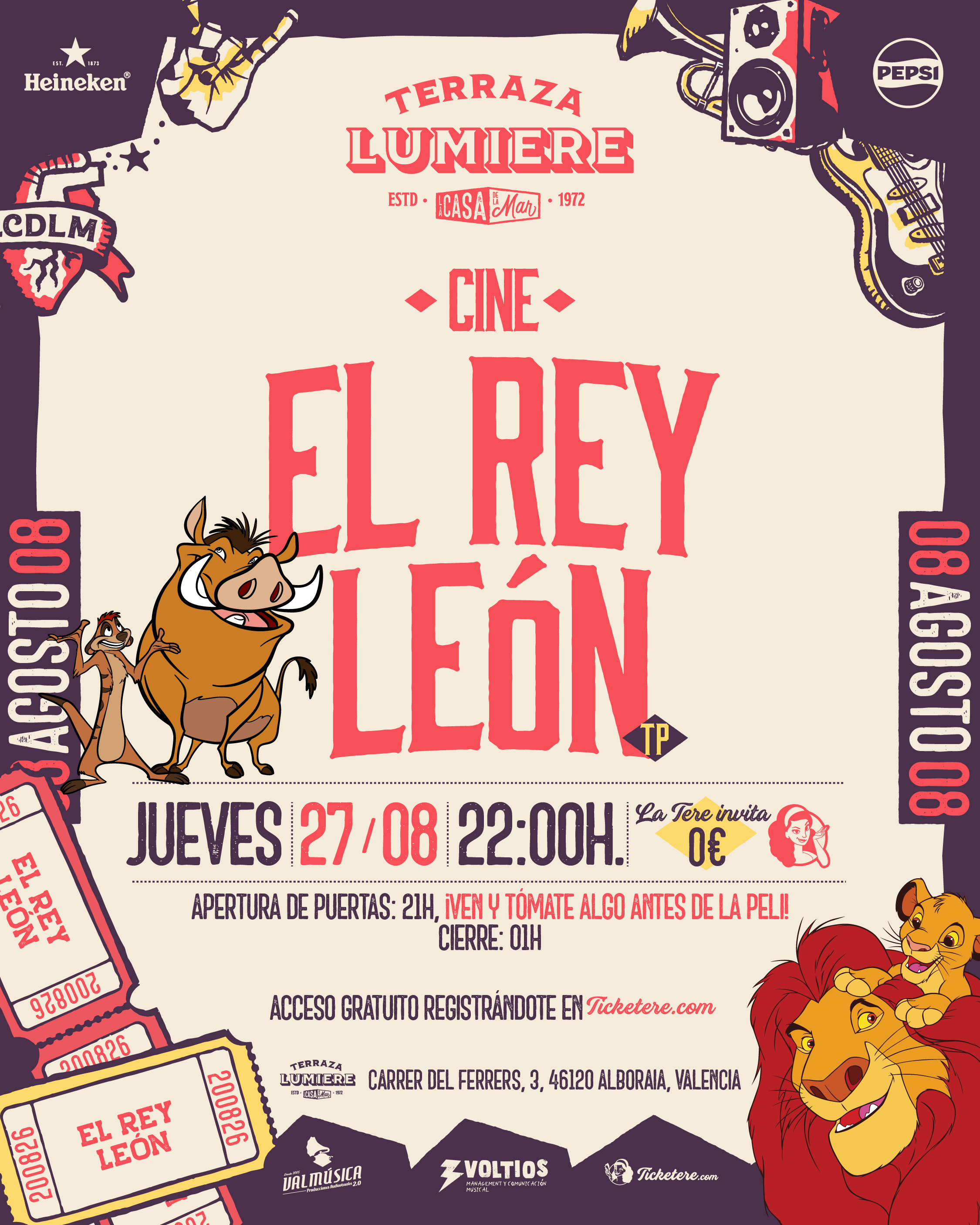 Cartel de EL REY LEÓN