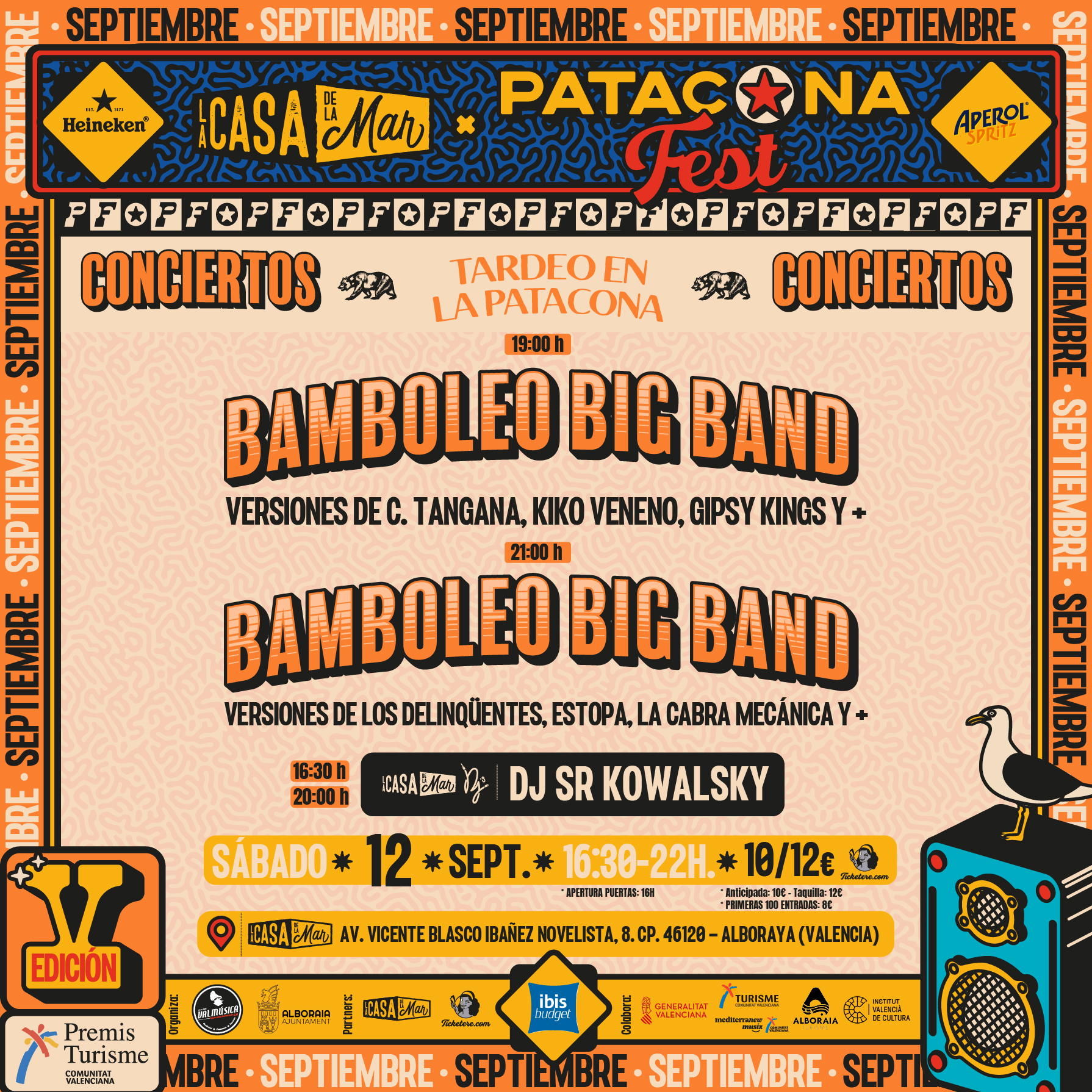 Poster for BAMBOLEO BIG BAND: VERSIONES DE C. TANGANA, GIPSY KINGS, KIKO VENENO Y MÁS...