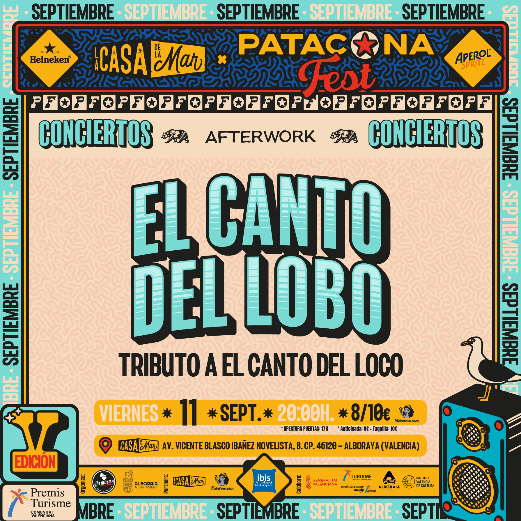 Poster for EL CANTO DEL LOBO: TRIBUTO AL CANTO DEL LOCO