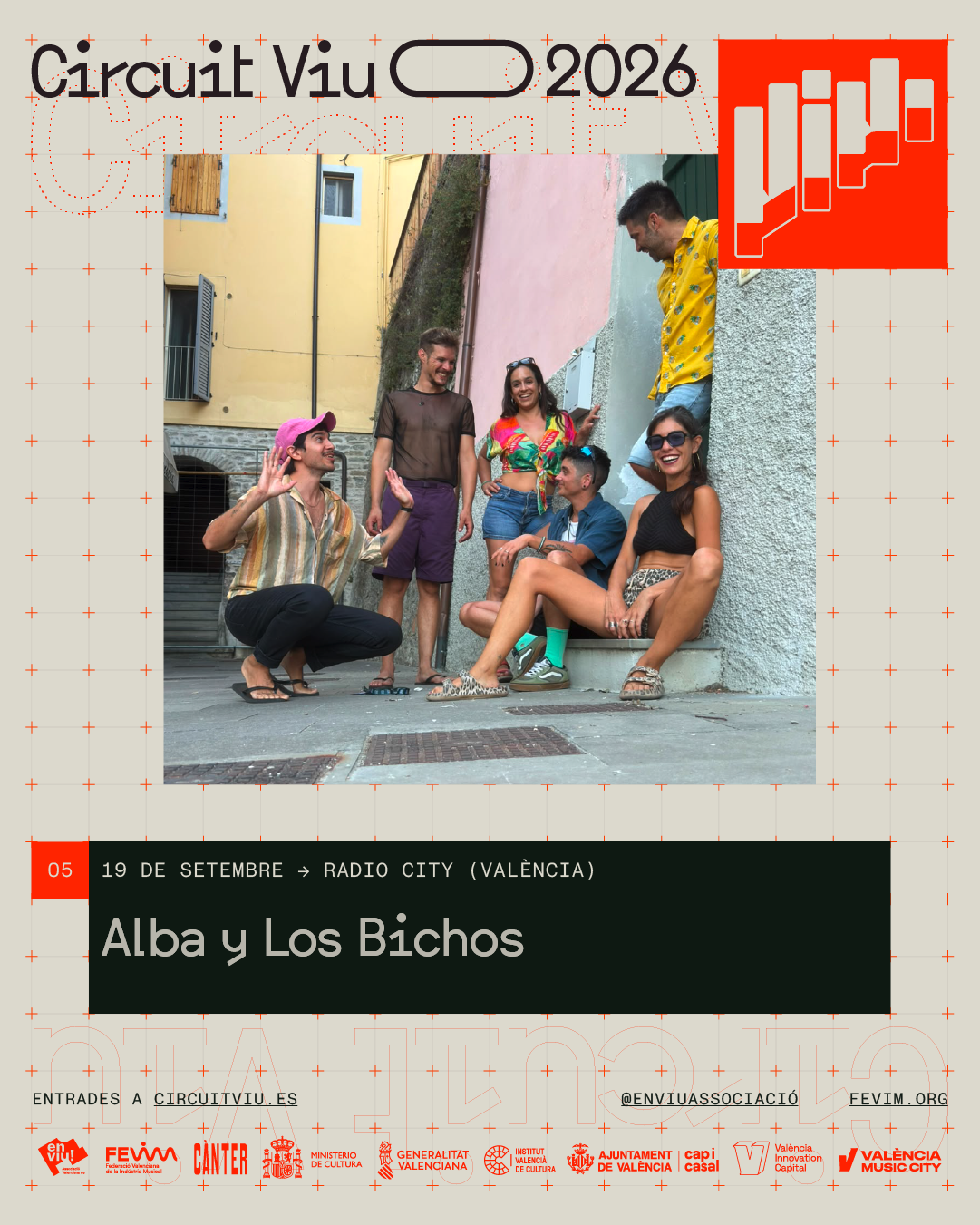 Cartell de ALBA Y LOS BICHOS