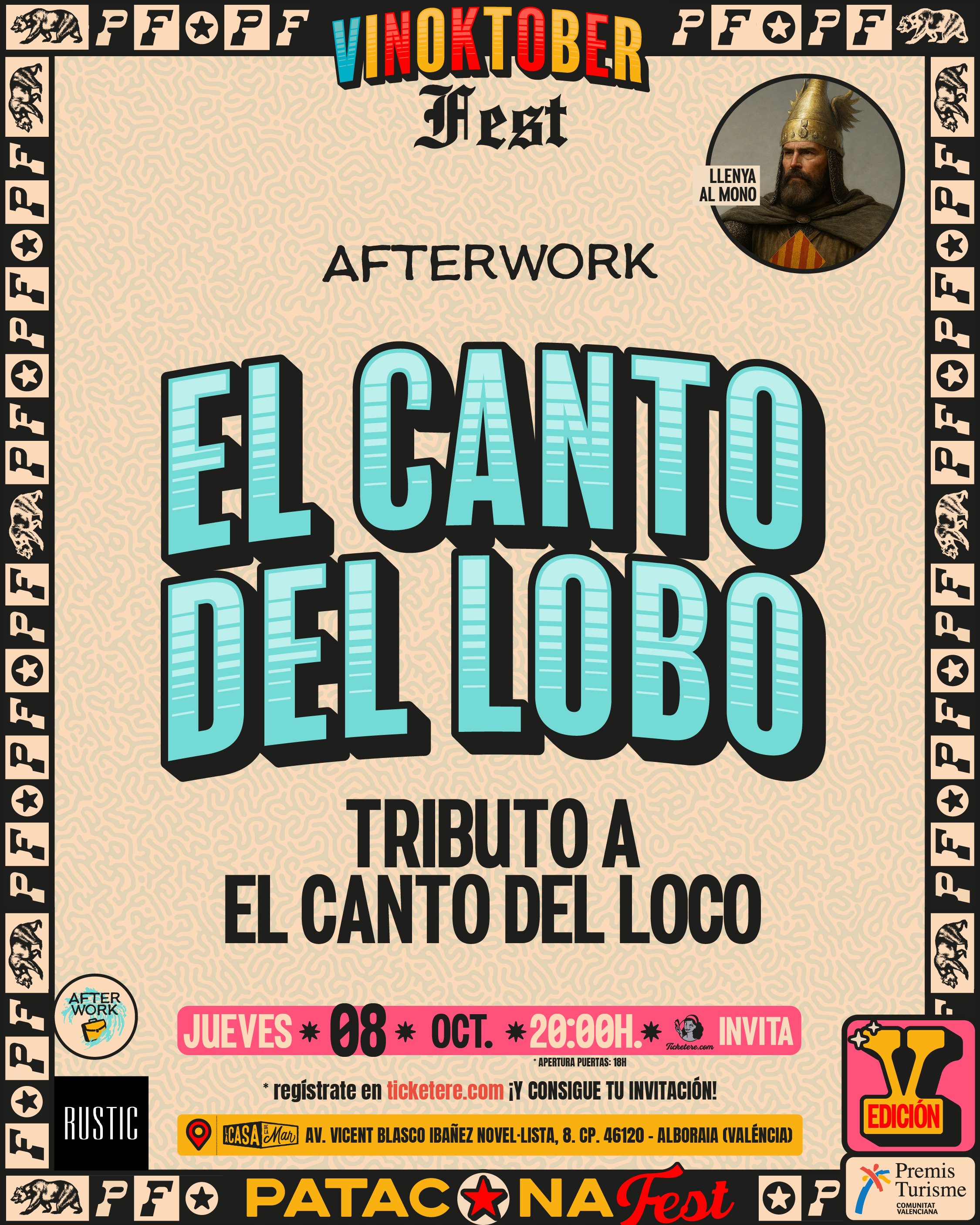 Poster for EL CANTO DEL LOBO: TRIBUTO AL CANTO DEL LOCO