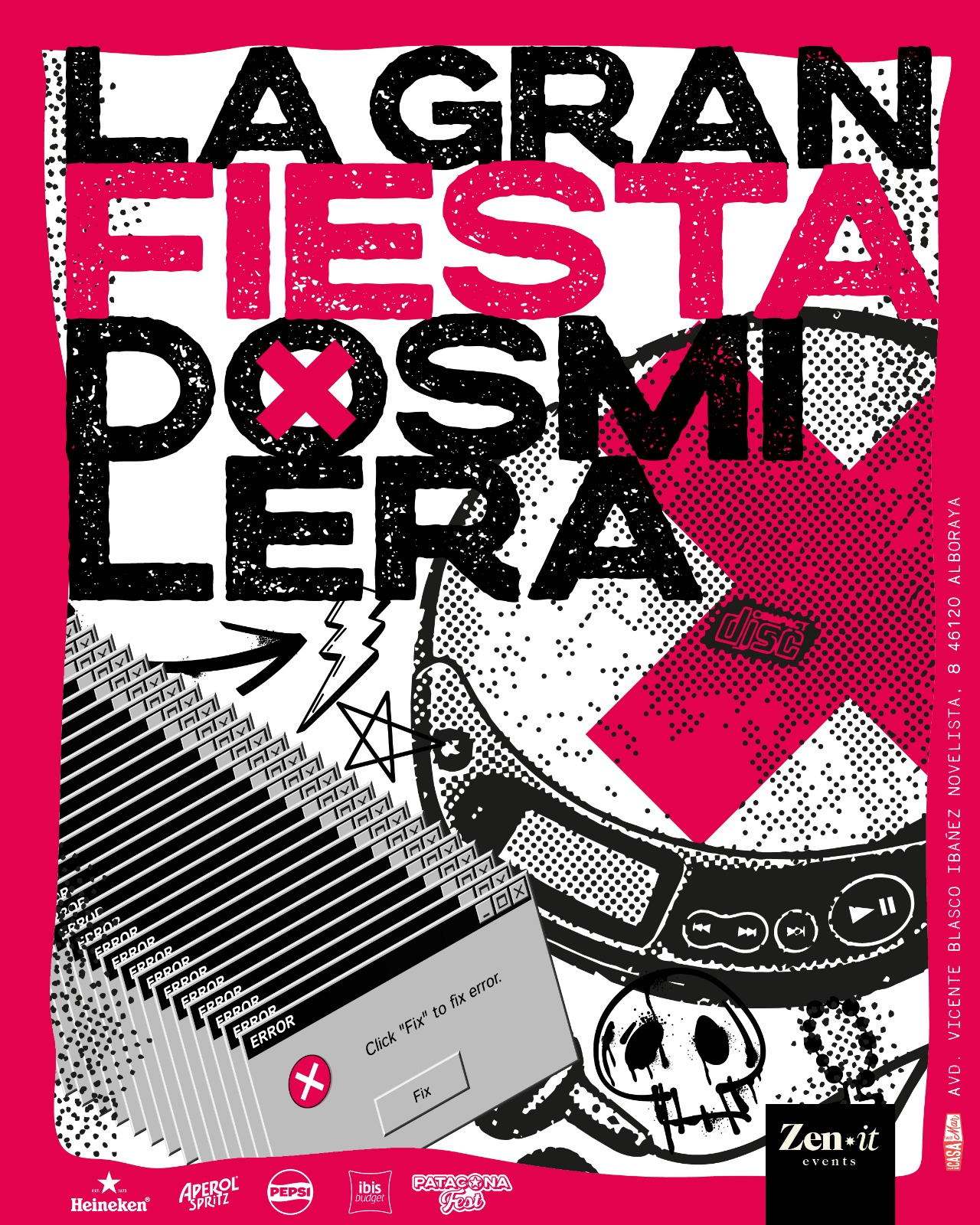 Cartell de LA GRAN FIESTA DOSMILERA